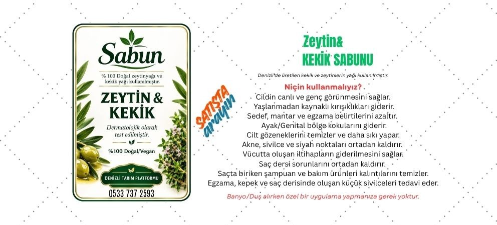 Zeytin&Kekik Sabunu yoğun ilgi görüyor